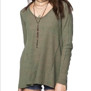NWOT O’Neill mickey top olive green